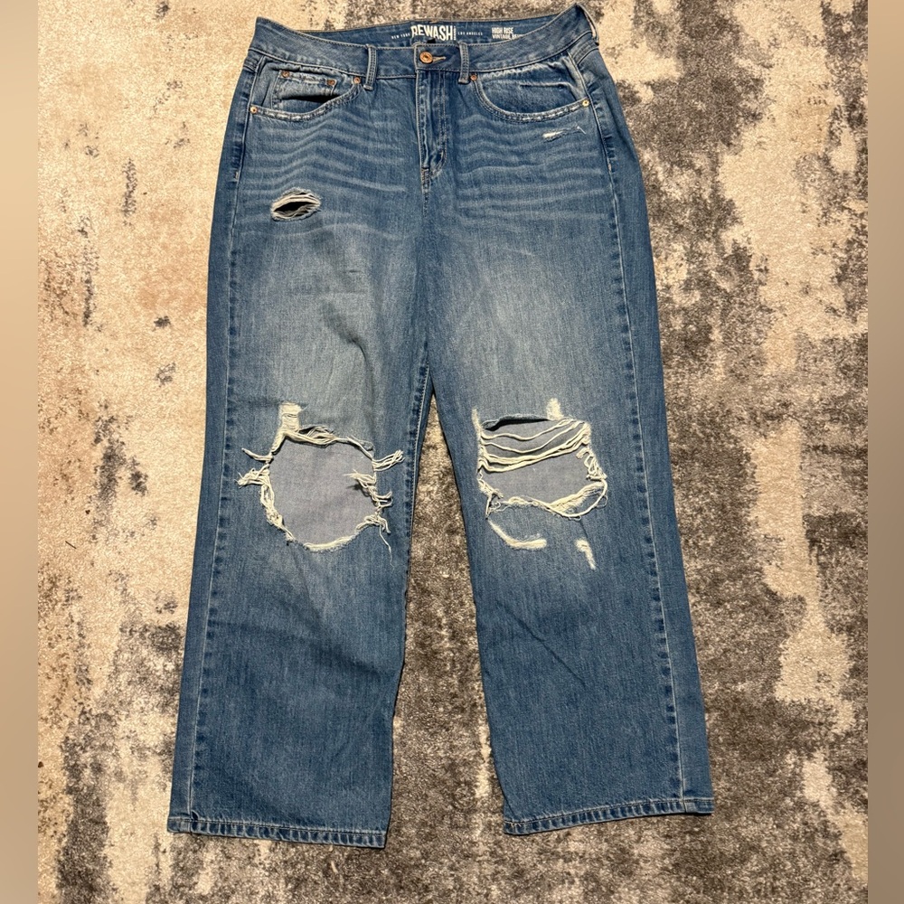 Rewash High Rise Vintage Blue Jeans